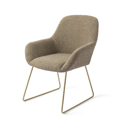 Kushi eetkamerstoel Slide Gold - Moss Meadow