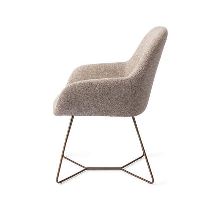 Kushi eetkamerstoel Beehive Rose - Stone Haze