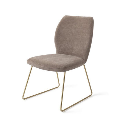Ikata eetkamerstoel Slide Gold - Mocha Mist