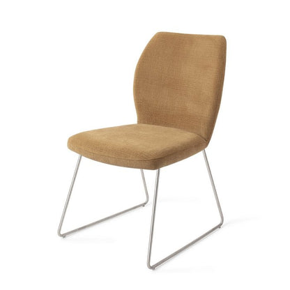 Ikata eetkamerstoel Slide Steel - Honey Harvest