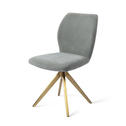 Ikata eetkamerstoel Turn Gold - Breezy Blue