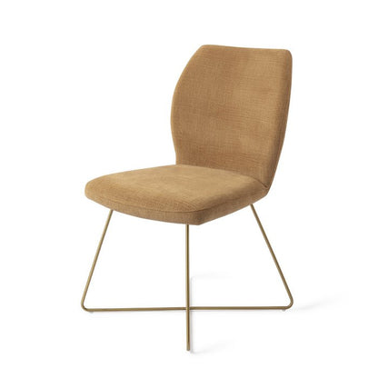 Ikata eetkamerstoel Cross Gold - Honey Harvest