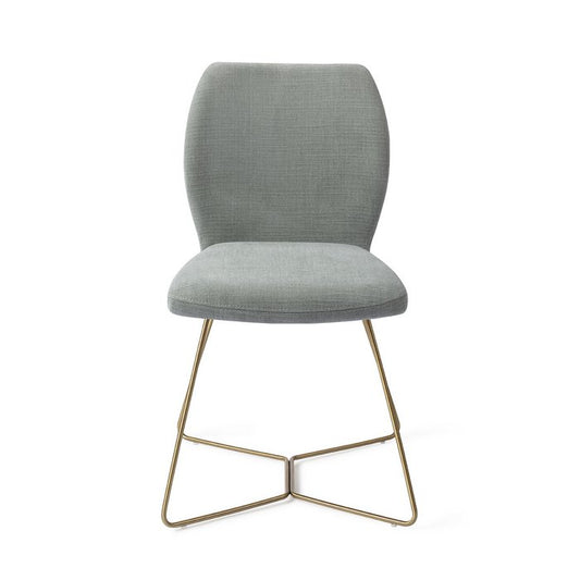 Ikata eetkamerstoel Beehive Gold - Breezy Blue