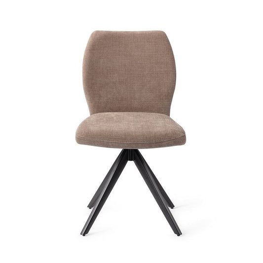 Ikata eetkamerstoel Turn Black - Mocha Mist
