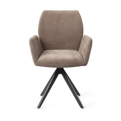 Misaki eetkamerstoel Turn Black - Mocha Mist