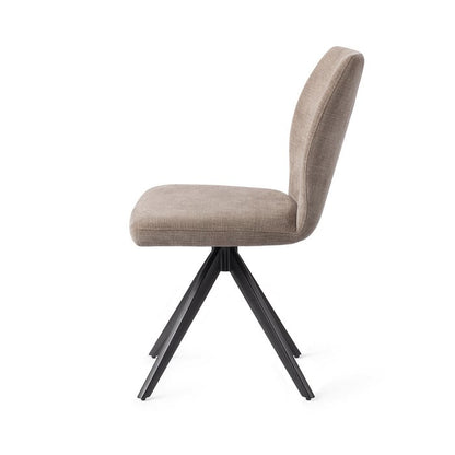 Ikata eetkamerstoel Turn Black - Mocha Mist