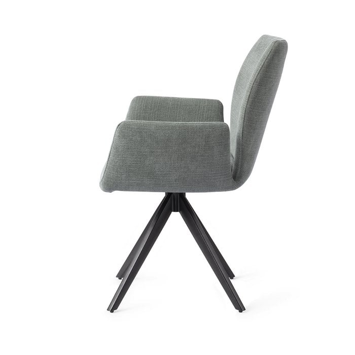 Misaki eetkamerstoel Turn Black - Breezy Blue