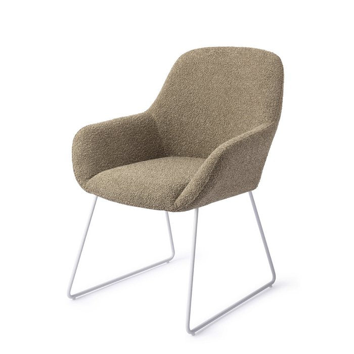 Kushi eetkamerstoel Slide White - Moss Meadow