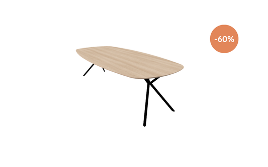 Eettafel Jasper / 260 x 110 cm / Eiken naturel