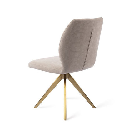 Ikata eetkamerstoel Turn Gold - Sand Strand