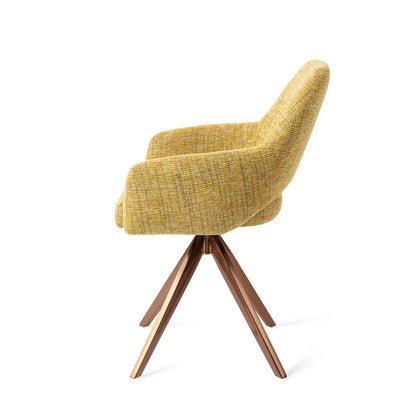 Yanai eetkamerstoel Turn Rose - Lemon Lines