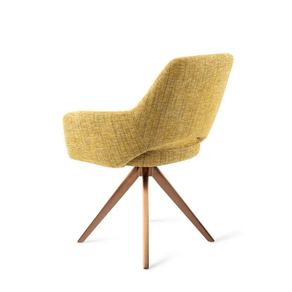 Yanai eetkamerstoel Turn Rose - Lemon Lines