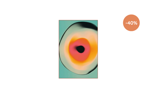 Wanddecoratie Visionair 2 Frame BL Brown 60 x 80 cm