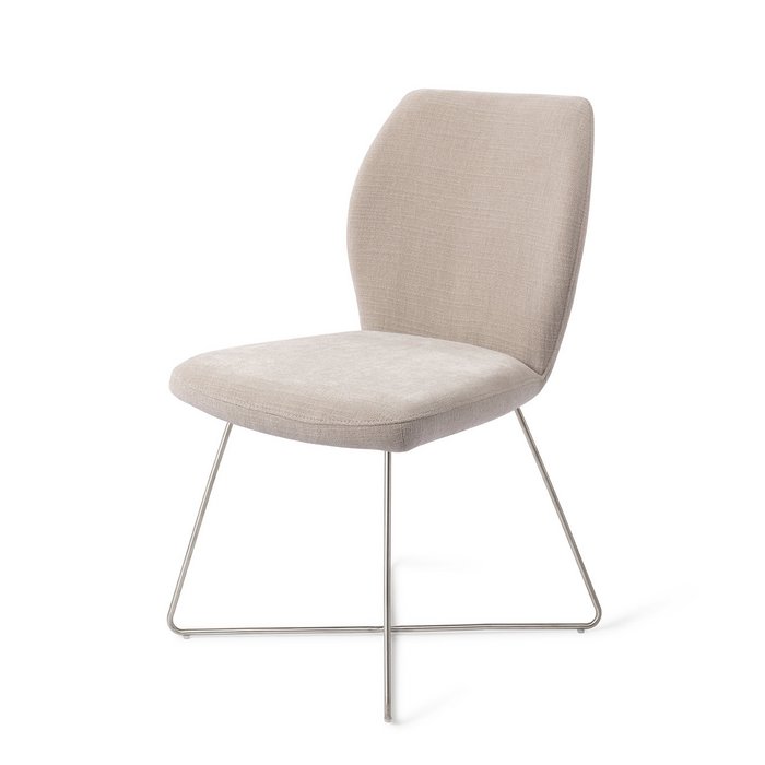 Ikata eetkamerstoel Cross Steel - Sand Strand