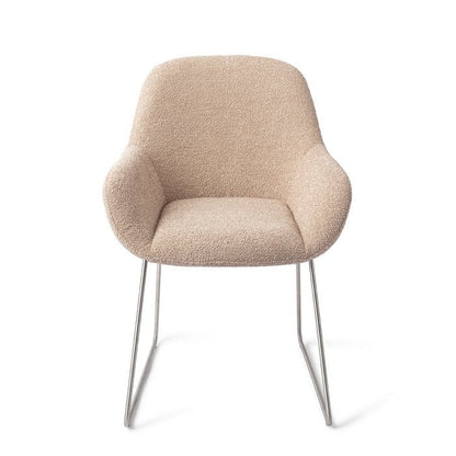 Kushi eetkamerstoel Slide Steel - Flax Relax