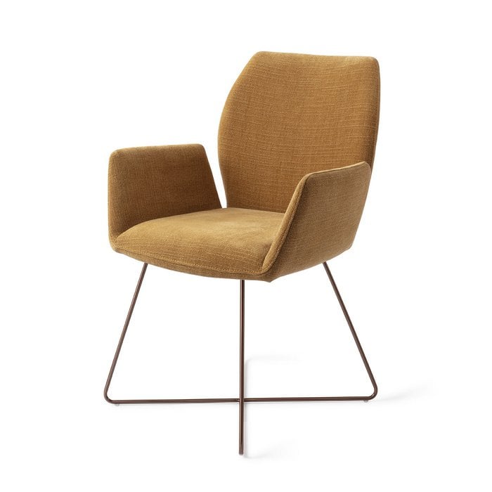 Misaki eetkamerstoel Cross Rose - Honey Harvest