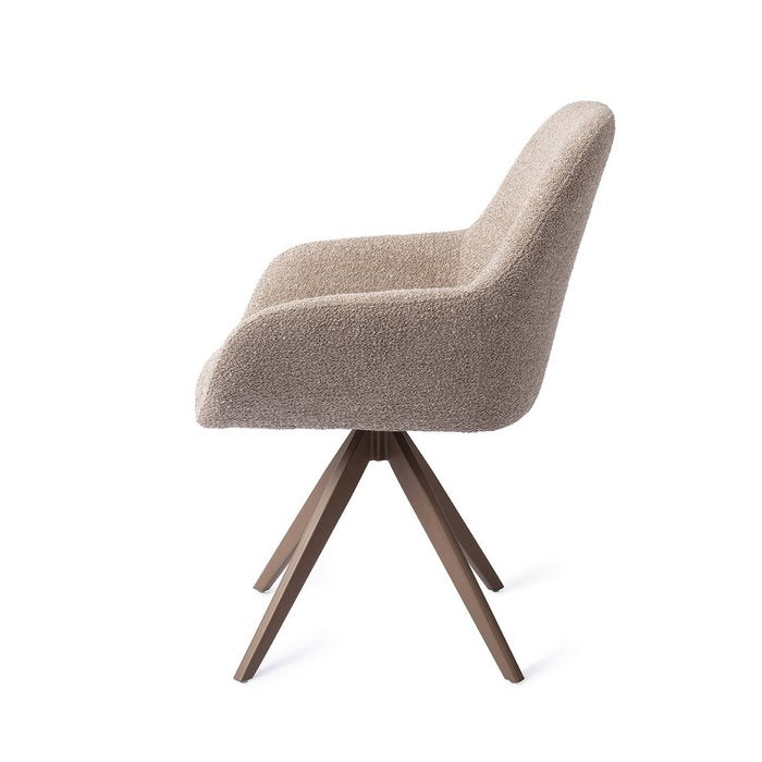 Kushi eetkamerstoel Turn Brown - Stone Haze