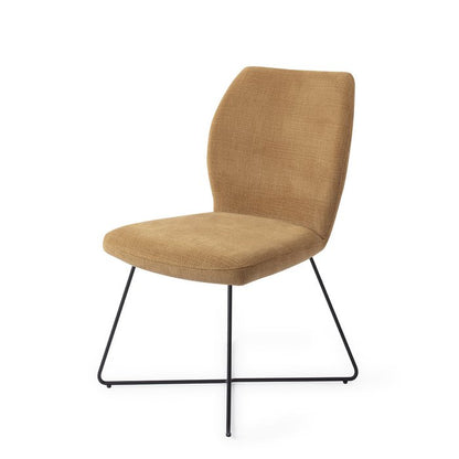 Ikata eetkamerstoel Cross Black - Honey Harvest