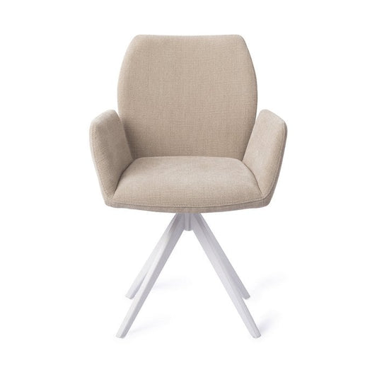 Misaki eetkamerstoel Turn White - Sand Strand
