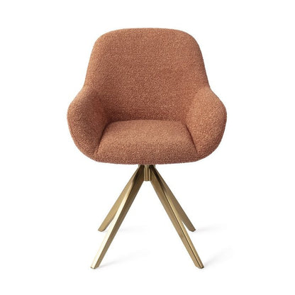 Kushi eetkamerstoel Turn Gold - Amber Autumn