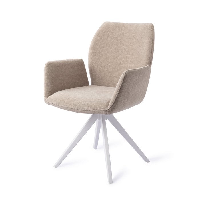 Misaki eetkamerstoel Turn White - Sand Strand