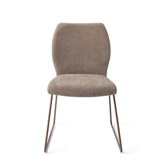 Ikata eetkamerstoel Slide Rose - Mocha Mist