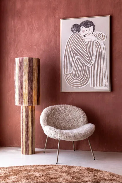 Billie Vloerlamp - Bruin