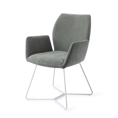 Misaki eetkamerstoel Beehive White - Breezy Blue