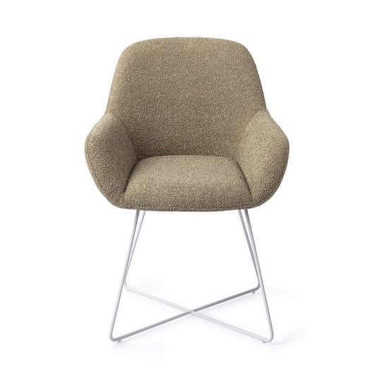 Kushi eetkamerstoel Cross White - Moss Meadow
