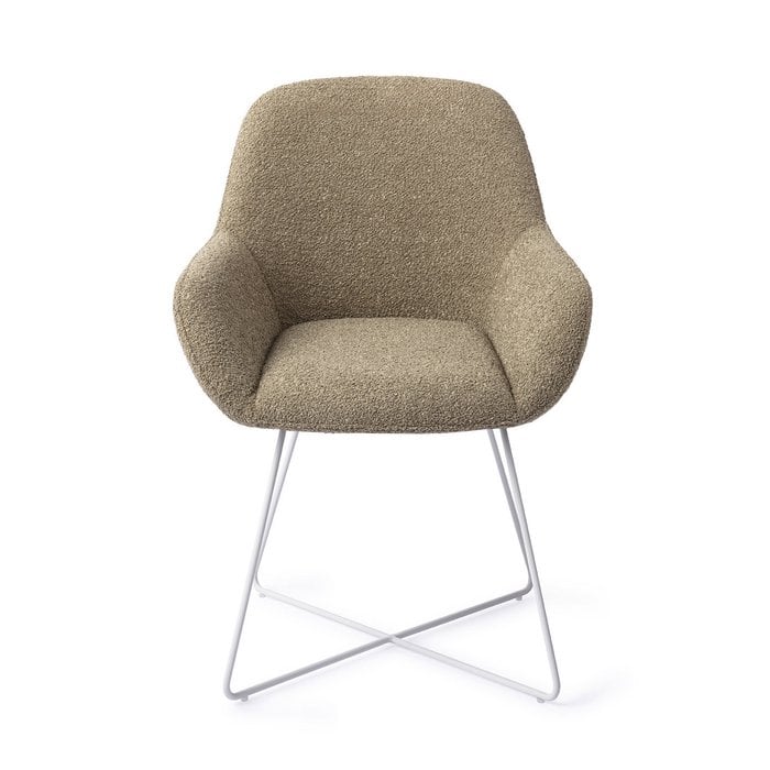 Kushi eetkamerstoel Cross White - Moss Meadow