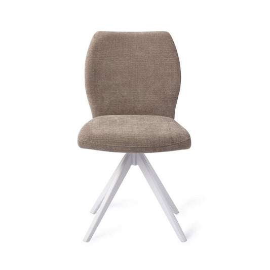 Ikata eetkamerstoel Turn White - Mocha Mist