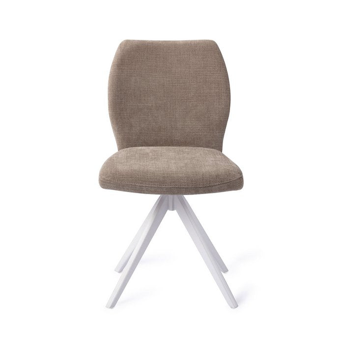 Ikata eetkamerstoel Turn White - Mocha Mist