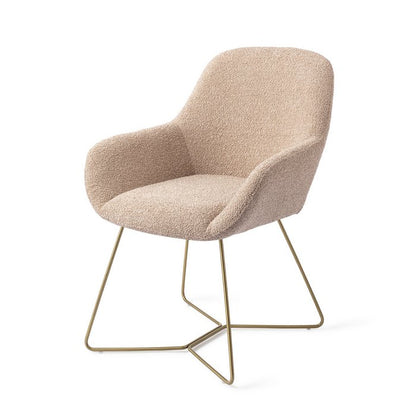 Kushi eetkamerstoel Beehive Gold - Flax Relax