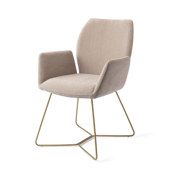 Misaki eetkamerstoel Beehive Gold - Sand Strand