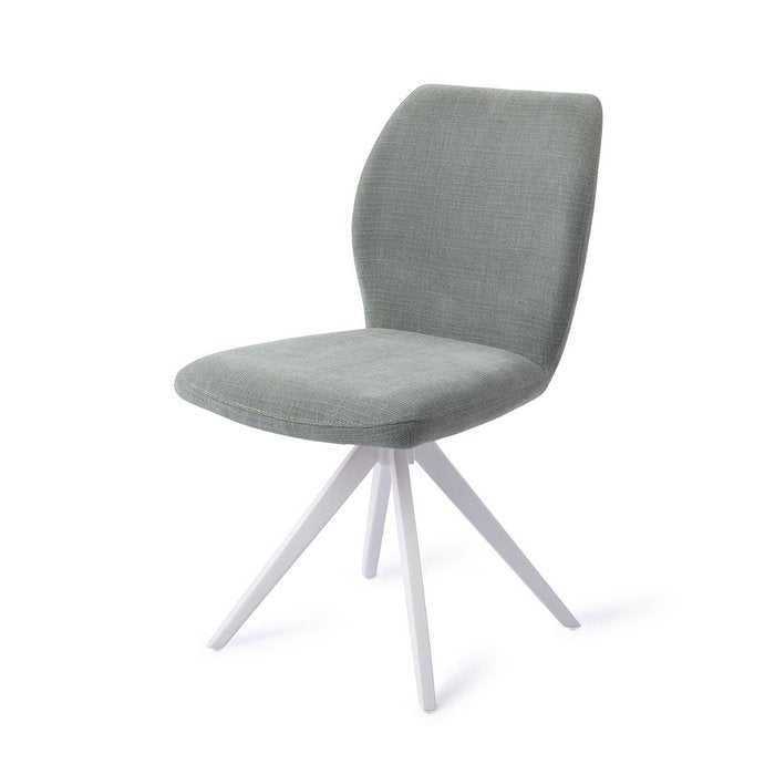 Ikata eetkamerstoel Turn White - Breezy Blue