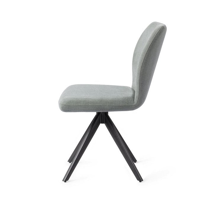 Ikata eetkamerstoel Turn Black - Breezy Blue