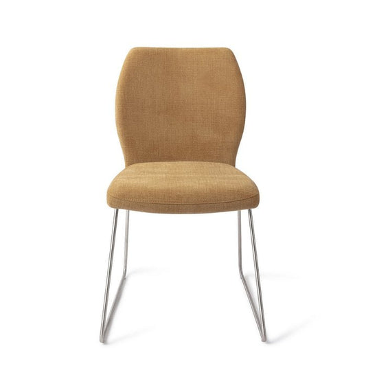 Ikata eetkamerstoel Slide Steel - Honey Harvest