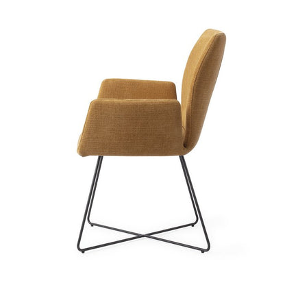 Misaki eetkamerstoel Cross Black - Honey Harvest