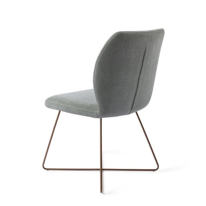 Ikata eetkamerstoel Cross Rose - Breezy Blue