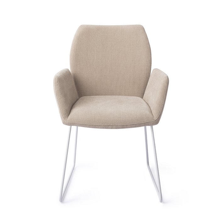 Misaki eetkamerstoel Slide White - Sand Strand