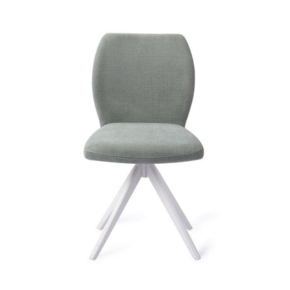 Ikata eetkamerstoel Turn White - Breezy Blue