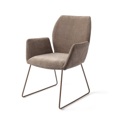 Misaki eetkamerstoel Slide Rose - Mocha Mist