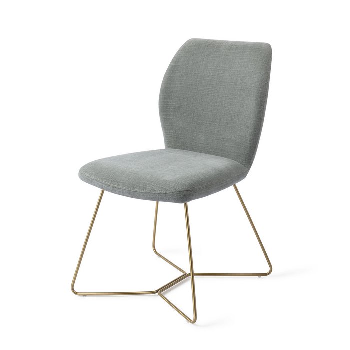 Ikata eetkamerstoel Beehive Gold - Breezy Blue