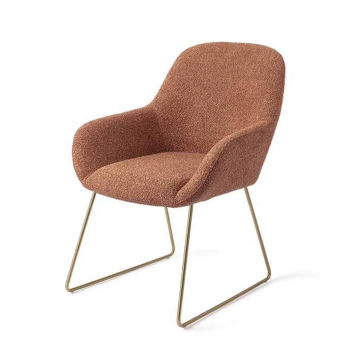 Kushi eetkamerstoel Slide Gold - Amber Autumn