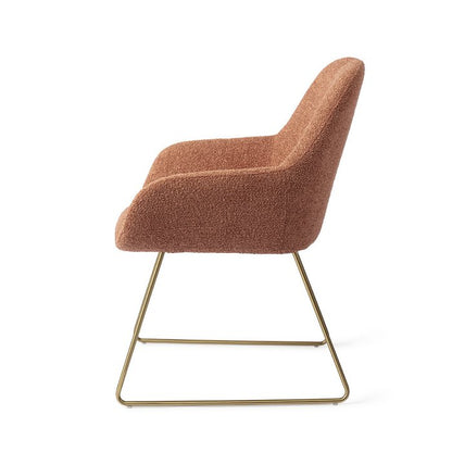 Kushi eetkamerstoel Slide Gold - Amber Autumn
