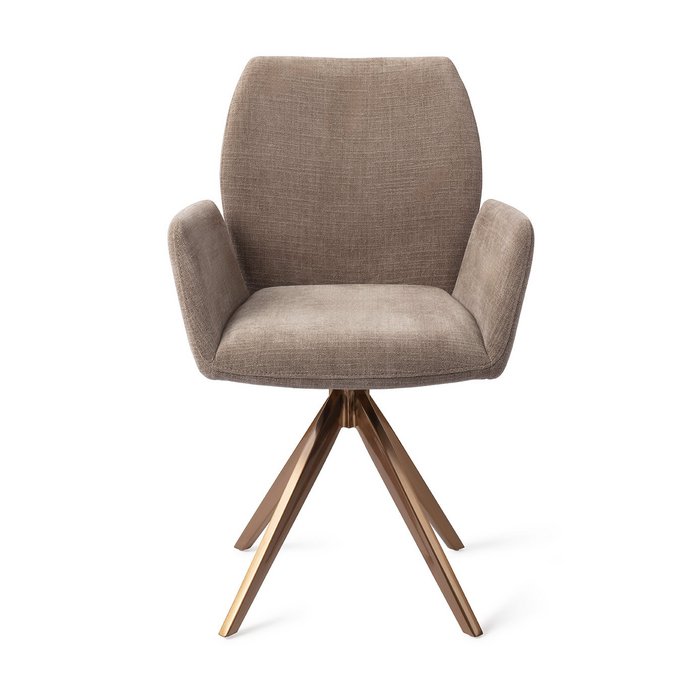 Misaki eetkamerstoel Turn Rose - Mocha Mist