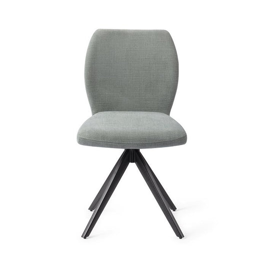 Ikata eetkamerstoel Turn Black - Breezy Blue