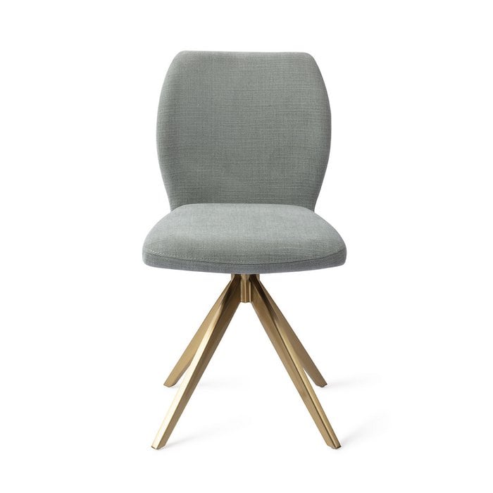 Ikata eetkamerstoel Turn Gold - Breezy Blue