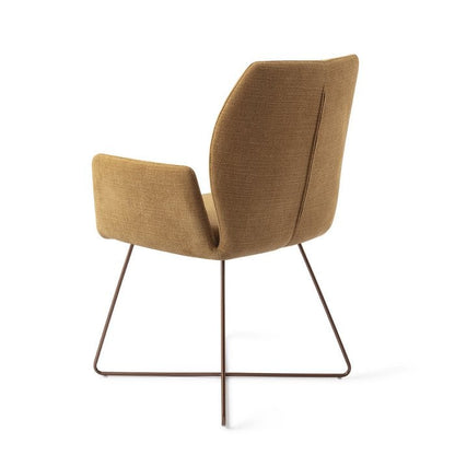 Misaki eetkamerstoel Cross Rose - Honey Harvest