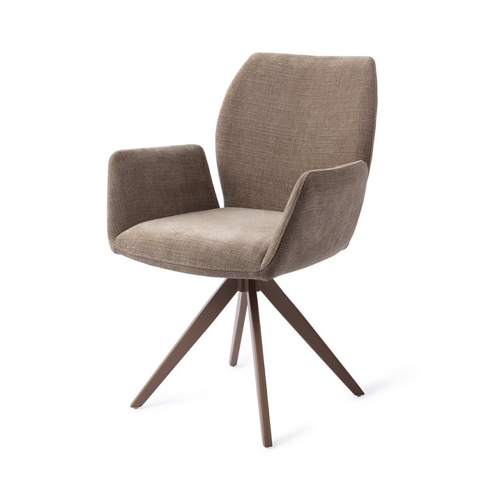 Misaki eetkamerstoel Turn Brown - Mocha Mist